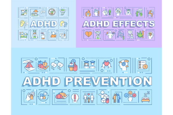 ADHD Banners Bundle: A Modern Graphic Template for Bold Branding