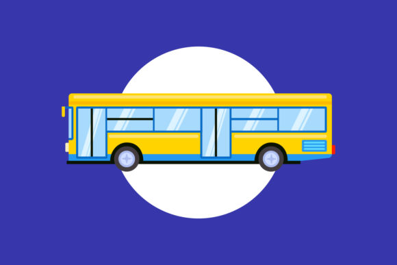 City Bus Vector Graphics: A Versatile Illustration for Content Creators
