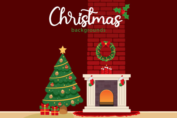 Classic Christmas Background B: A Festive Graphic for Digital Sellers