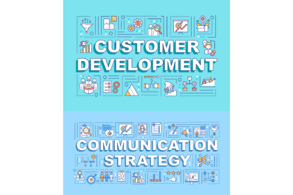 Communication Strategy Banner Bundle for Handmade and Graphic Design Projects