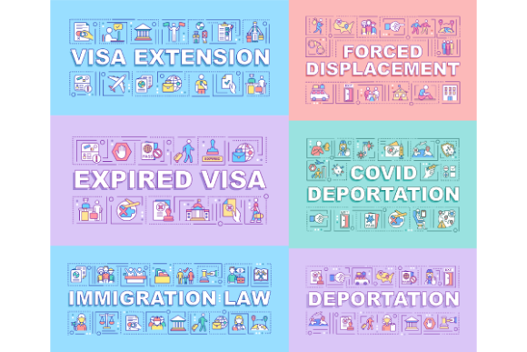 Deportation Banners Bundle: A Bold Graphic Templates Choice for Strong Visual Statements