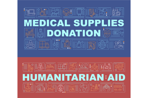 Humanitarian Aid Banners Bundle: A Powerful Graphic Template for Crafters