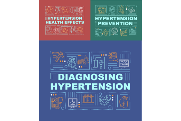 Hypertension Prevention Banners Bundle: A Fresh Graphic Templates Addition for Health-Focused Branding